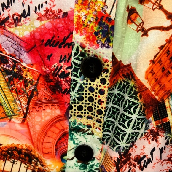 Samuel Dong Colorful Patterned Jacket - Picture 3 of 8